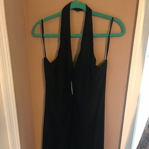 Elegant formal halter dress